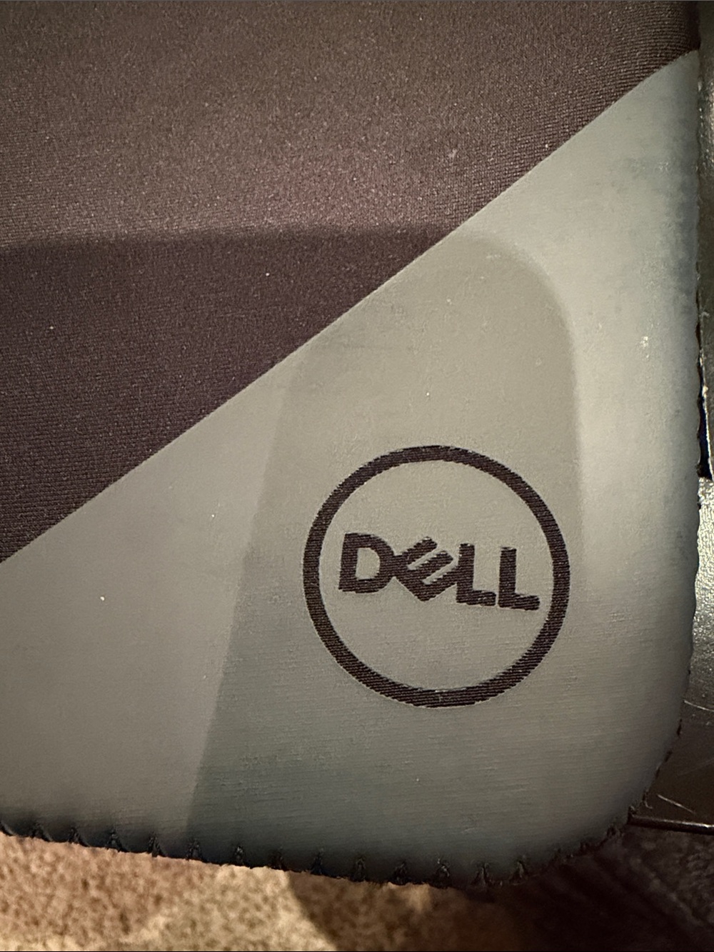 Dell Two-Tone Black and Gray Neoprene Sleeve New NWOT